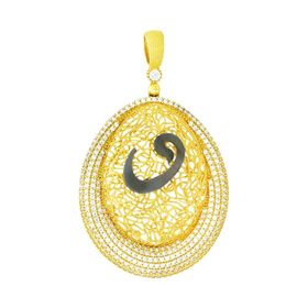 Tuğrul Altın T057746 Çerçeveli Altın Kolye Ucu