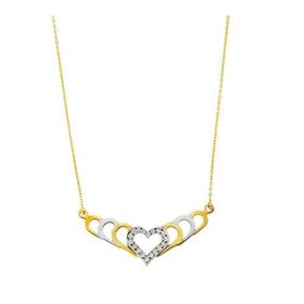 Tuğrul Altın T51 0.07 ct Pırlanta Kalp Kolye