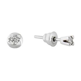 Tuğrul Altın T51 0.17 ct Pırlanta Tek Taş Küpe