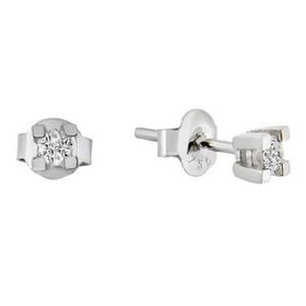 Tuğrul Altın T51 0.17 ct Pırlanta Tek Taş Küpe