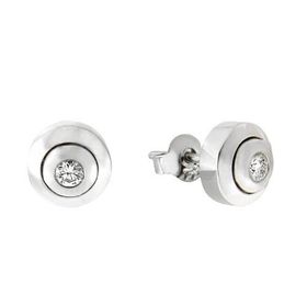 Tuğrul Altın T51 0.18 ct Pırlanta Tek Taş Küpe
