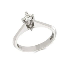 Tuğrul Altın T51 0.18 ct Pırlanta Tek Taş Yüzük
