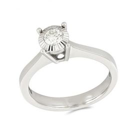 Tuğrul Altın T51 0.23 ct Pırlanta Tek Taş Yüzük