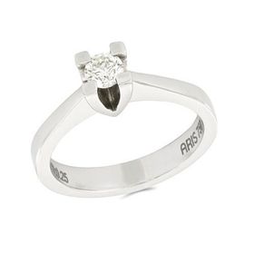 Tuğrul Altın T51 0.25 ct Pırlanta Tek Taş Yüzük