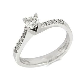 Tuğrul Altın T51 0.46 ct Pırlanta Tek Taş Yüzük