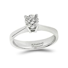 Tuğrul Altın T51 0.50 ct Pırlanta Tek Taş Yüzük