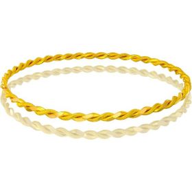 Tuğrul Altın T51 23 gr 22 Ayar İşçiliksiz Paftalı Burma Bilezik