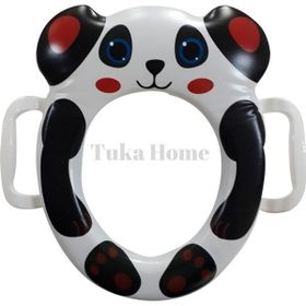 Tuka Home Kırmızı Panda Desenli Klozet Aparatı Bebek Lazımlık