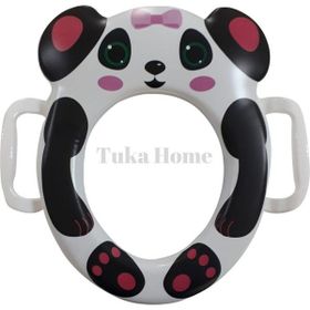 Tuka Home Pembe Panda Desenli Klozet Bebek Lazımlık