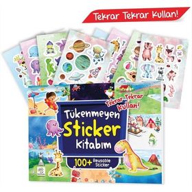 Tükenmeyen +100 Sticker Kitabım - Yükselen Zeka Yayınları