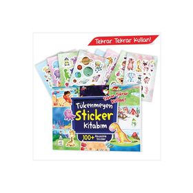 Tükenmeyen +100 Sticker Kitabım - Yükselen Zeka Yayınları