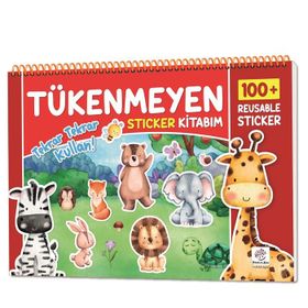 Tükenmeyen +100 Sticker Kitabım - Yükselen Zeka Yayınları
