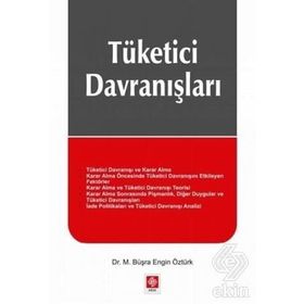 Tüketici Davranışları - Büşra Engin Öztürk