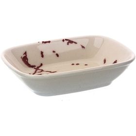 Tulu 14 cm Mürdüm Kare Kayık Tabak Tabak