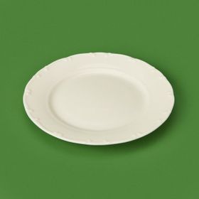 Tulu Porselen Liana Krem 25 CM Servis Tabağı