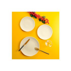 Tulu Porselen Organik 7 Parça Pasta Seti