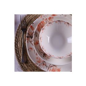 Tulu Porselen Organik Db874 24 Parça 6 Kişilik Yemek Takım