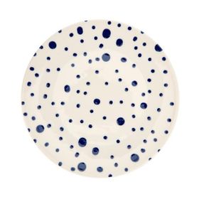 Tulu Porselen Salina Mavi 25 cm Servis Tabağı