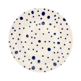 Tulu Porselen Salina Mavi 25 cm Servis Tabağı