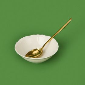 Tulu Porselen Tiffany Krem 14 cm Çorba Kasesi