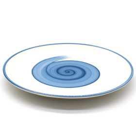 Tulu Reactive Mavi 24 cm 6 Parça Servis Tabağı