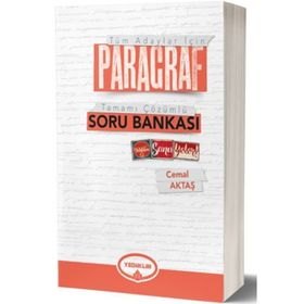 Tüm Adaylar İçin Paragraf Tamamı Çözümlü Soru Bankası Yediiklim Yayınları