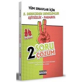Tüm Sınavlar İçin 2. Dereceden Denklemler Eşitsizlik Parabol 2 Soru 2 Çözüm Fasikülü Benim Hocam Yayınları