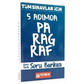 Tüm Sınavlar İçin 5 Adımda Paragraf Konu Özetli Soru Bankası Kollektif Teorem Yayıncılık
