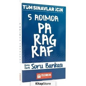 Tüm Sınavlar İçin 5 Adımda Paragraf Konu Özetli Soru Bankası Kollektif Teorem Yayıncılık
