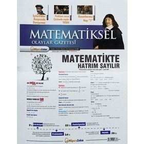 Tüm Sınavlar İçin Matematiksel Olaylar Matematik Gazetesi Hiper Zeka Yayınları