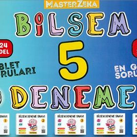 Tüm Sınıflar için Bilsem 5 Deneme Master Zeka Yayınları