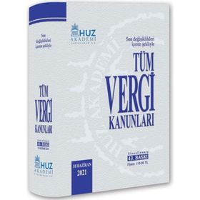 Tüm Vergi Kanunları - Akademi Yayınları
