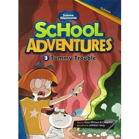 Tummy Trouble +CD School Adventures 3 - Jason Wilburn Casey Kim Jaehwan Jung