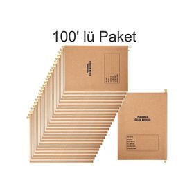 Tunakart 8 Yapraklı 100'lü Paket Metal Askılı Personel Özlük Dosyası