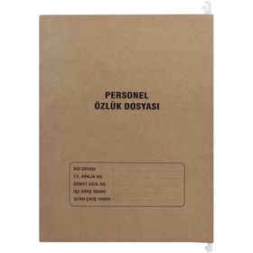 Tunakart 8 Yapraklı 25'li Paket Metal Askılı Personel Özlük Dosyası