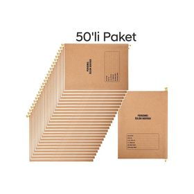 Tunakart 8 Yapraklı 50'li Paket Metal Askılı Personel Özlük Dosyası