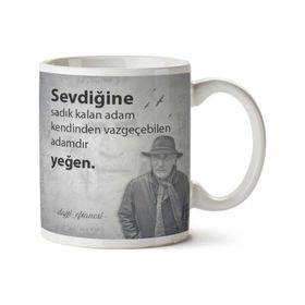 Tuncel Kurtiz Sevdiğine Sadık Kalan Baskılı Kupa