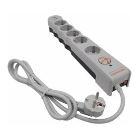 Tuncmatik Beyaz Beşli Akım Korumalı 2 Usb Girişli Priz