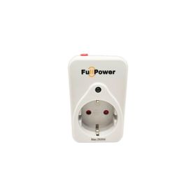 Tunçmatik Beyaz Tsk5016 Fullpower Tekli Akım Korumalı Priz Anahtarlı