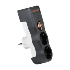 Tunçmatik Powersurge 2'li 525 Joule Enerji Siyah Koruma Prizi