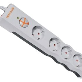 Tunçmatik Siyah Powersurge 5 Girişli Grup Priz