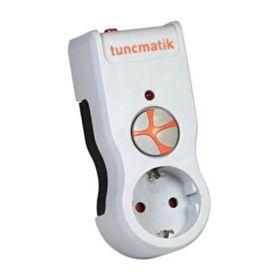 Tunçmatik Tekli Beyaz Çok Güvenli Akım Korumalı Priz