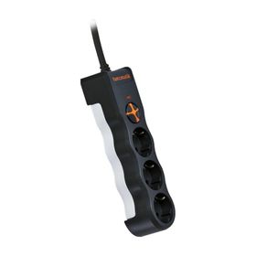 Tunçmatik TSK19010 Kablolu Üçlü Siyah Powersurge Akım Korumalı Priz