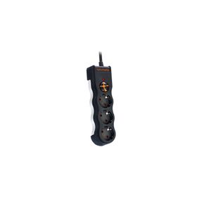 Tunçmatik TSK19010 Kablolu Üçlü Siyah Powersurge Akım Korumalı Priz