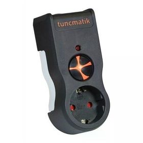 Tunçmatik TSK19020 Powersurge Siyah 1'li Akım Korumalı Priz