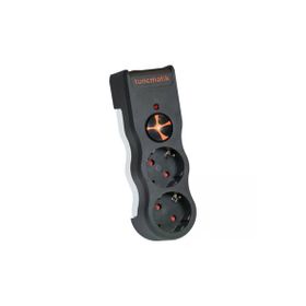 Tunçmatik TSK19022 Powersurge Siyah 2'li Akım Korumalı Priz