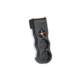 Tunçmatik TSK19022 Powersurge Siyah 2'li Akım Korumalı Priz
