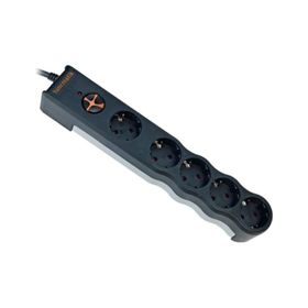Tunçmatik TSK6136 5'li 1.5 m 1050 J Powersurge Siyah Akım Korumalı Priz