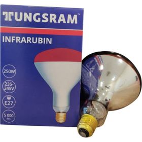 Tungsram Infrared Kırmızı Işık 250 W E27 Ampul