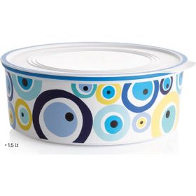 Tupperware 1.5 lt Su Mavi Boncuk Saklama Kabı